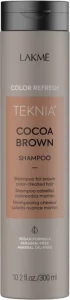 Шампунь для обновления цвета коричневых оттенков волос Lakme Teknia Color Refresh Cocoa Brown Shampoo, 300 мл