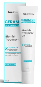 Гель з керамідами для зменшення запалень на шкірі обличчя Face Facts Ceramide Blemish Treatment Gel, 50 мл