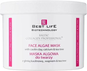 Альгинатная маска с чайным деревом и каолином Baltic Collagen Face Algae Mask, 200 мл
