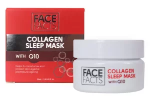 Ночная гель-маска с коллагеном и коэнзимом Q10 Face Facts Collagen Sleep Mask, 50 мл