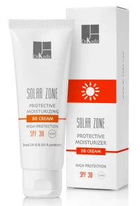Солнцезащитный увлажняющий ВВ крем с тоном Dr.Kadir Solar Zone Protective Moisturizing ВВ Сream SPF 30+, 75 мл