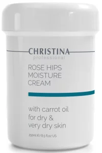 Зволожуючий крем з олією шипшини та моркви для сухої шкіри Christina Rose Hips Moisture Cream with Carrot Oil, 250 мл