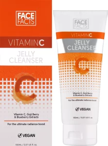 Желе для очистки лица с витамином С Face Facts Vitamin C Jelly Cleanser, 150 мл