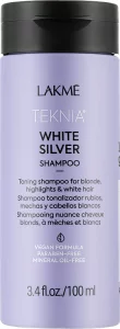 Тонирующий шампунь Lakme Teknia White Silver Shampoo, 100 мл