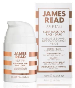 Ночная маска для лица с эффектом загара (темная) James Read Sleep Mask Tan Go Darker Face, 50 мл