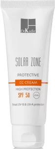 Солнцезащитный увлажняющий крем с тоном Dr.Kadir Solar Zone Moisturizing CC Cream SPF 50+, 75 мл