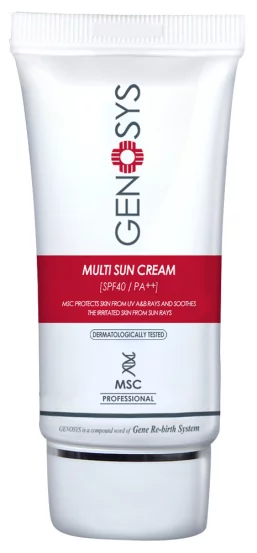 Сонцезахисний крем Genosys Multi Sun Cream SPF 40, 40мл