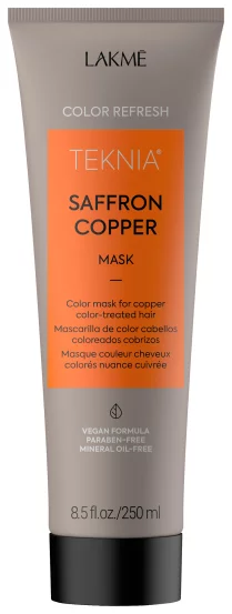 Маска для обновления цвета медных оттенков волос Lakme Teknia Color Refresh Saffron Copper Mask, 250 мл
