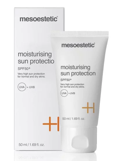 Крем для повного захисту від сонця Spf 50+ Mesoestetic Moisturising Sun Protection, 50 мл