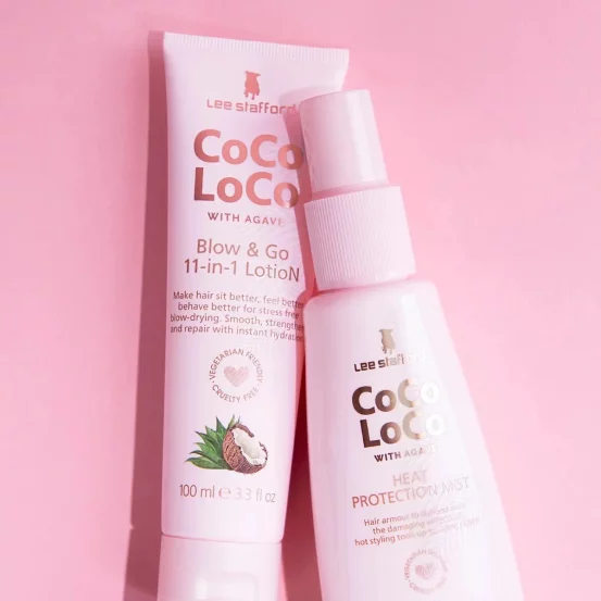 Уход-лосьон для стайлинга с кокосовым маслом Lee Stafford Coco Loco Blow & Go 11-In-1 Lotion, 100 мл