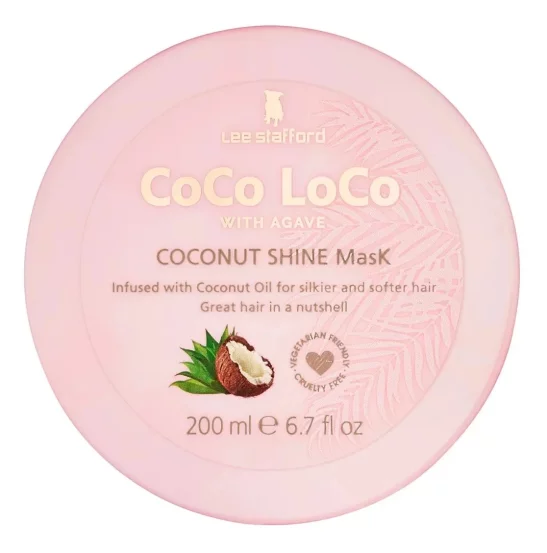 Увлажняющая маска с кокосовым маслом Lee Stafford Coco Loco Shine Mask, 200 мл