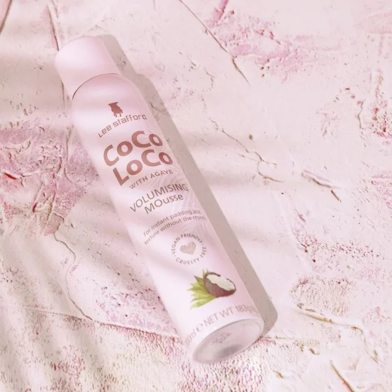 Фінкуюча пінка для волосся з кокосовим маслом Lee Stafford Coco Loco Volumising Mousse, 200 мл
