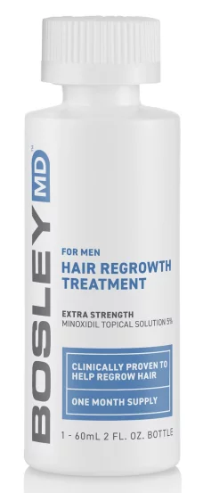 Підсилювач росту волосся (Міноксиділ 5%) для чоловіків Bosley Hair Regrowth Treatment, 2х60 мл