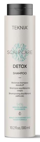 Мицеллярный шампунь против сухой и жирной перхоти Lakme Teknia Scalp Care Detox Shampoo, 300 мл