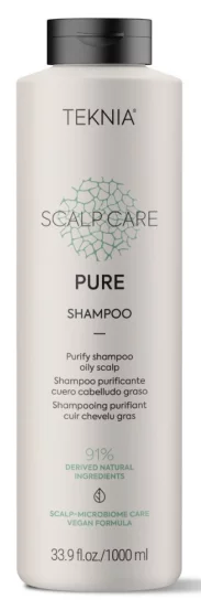 Мицеллярный шампунь для жирной головы Lakme Teknia Scalp Care Pure Shampoo, 300 мл