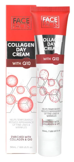 Дневной крем для кожи лица с коллагеном и коэнзимом Q10 Face Facts Collagen Day Cream, 50 мл