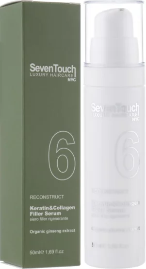 Восстанавливающая филлер-сыворотка с кератином и коллагеном 6 Seven Touch Filler Serum, 50 мл
