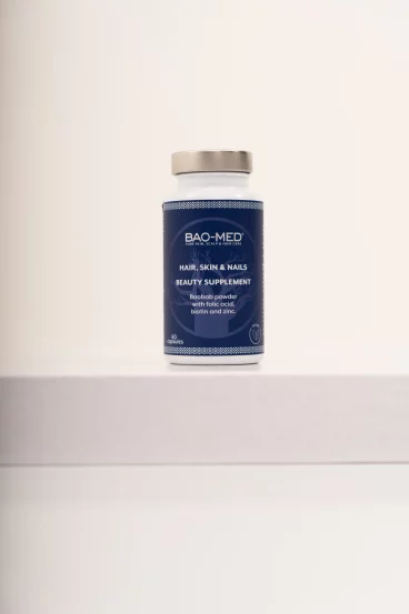 Биологически активная добавка Mediceuticals Bao-Med Food Supplement Hair Skin & Nails, 60 капсул