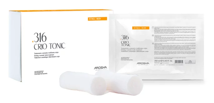 Тонізуючий та охолодний бандаж від набряків ніг 4 процедури Arosha 316 Crio Tonic Box 4 Treatments