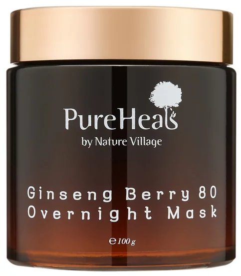 Маска для лица с женьшенем Pureheals Gingseng Berry Ginseng Callus Mask, 100 мл