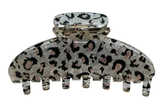 Великий краб для волосся Emi Jay Big Effing Clip in Snow Leopard