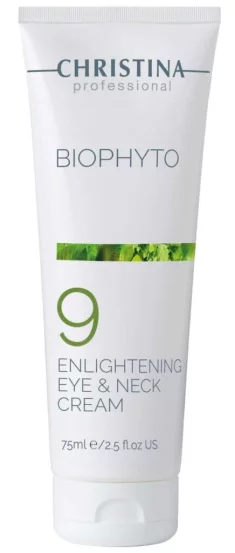 Осветляющий крем для кожи вокруг глаз и шеи (шаг 9) Christina Bio Phyto Enlightening Eye&Neck Cream, 75 мл