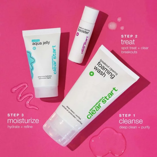 Лікувальний набір Очищення та догляд за проблемною шкірою Dermalogica Clear Start Breakout Clearing Kit