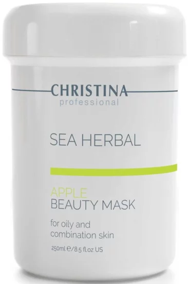 Яблучна маска для жирної та комбінованої шкіри Christina Sea Herbal Apple Beauty Mask, 60 мл