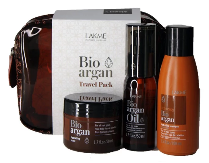 Дорожный набор Lakme K.Therapy Bio-Argan Travel Pack