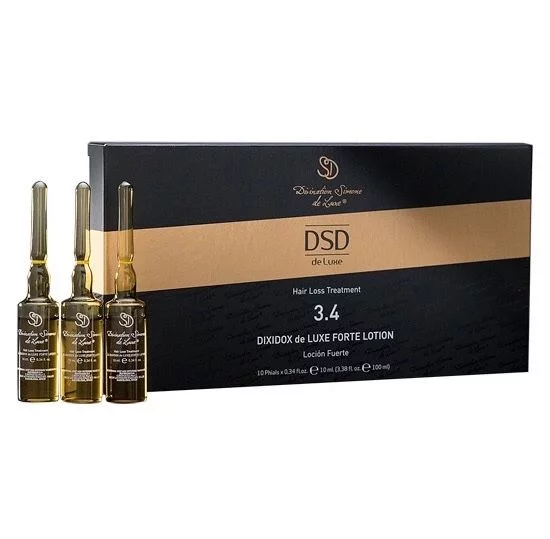 Лосьйон для зниження випадання волосся Divination Simone De Luxe Dixidox DeLuxe Forte Lotion, 10 X 10 мл