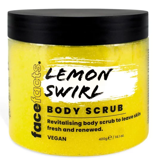 Скраб для тіла Лимонний вир Face Facts Lemon Swirl Body Scrub, 400 г