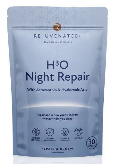 Активные капсулы для ночного восстановления и увлажнения кожи Rejuvenated H3O Night Repair, 30 капсул