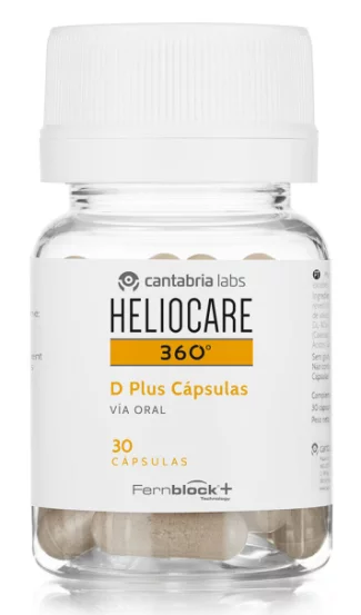 Комплексний антиоксидантний захист Cantabria Heliocare 360 ​​D Plus, 30 капсул