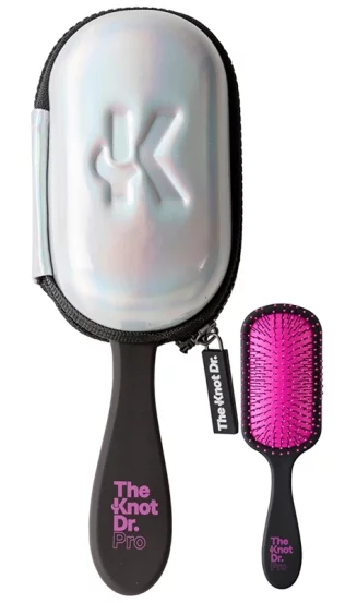 Ергономічний гребінець фуксія The Knot THE PRO Fuchsia with Holographic Headcase