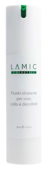 Зволожуючий флюїд для обличчя, шиї та декольте Lamic Fluido idratante per viso, collo e décolleté, 50 мл