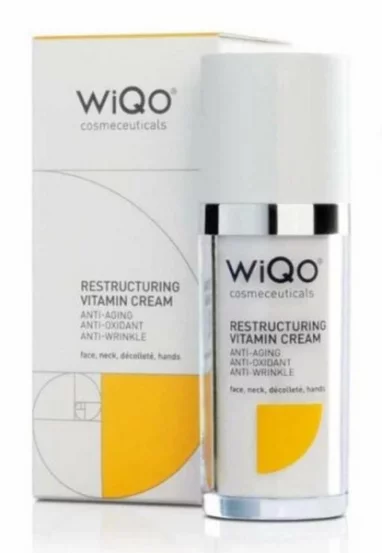 Восстанавливающий крем с ретинолом и витамином С для лица Wiqo Restructuring Vitamin Cream, 30 мл