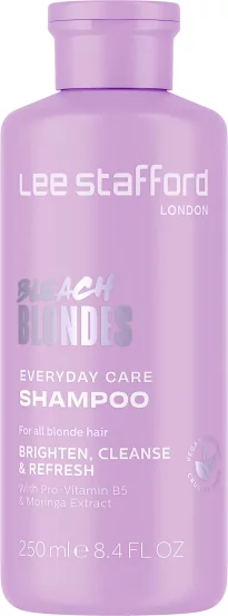 Ежедневный шампунь для осветленных волос Lee Stafford Bleach Blondes Everyday Care Shampoo, 250 мл