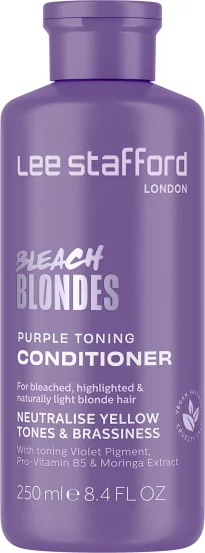Тонувальний фіолетовий кондиціонер для освітленого волосся Lee Stafford Bleach Blondes Purple Toning Conditioner, 250 мл