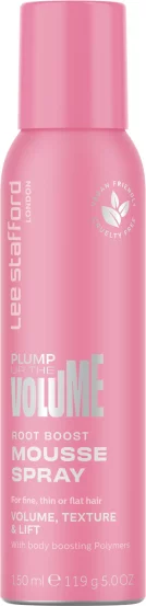 Мус для надання об'єму Lee Stafford Plump Up Volume Root Boost Mousse Spray, 150 мл