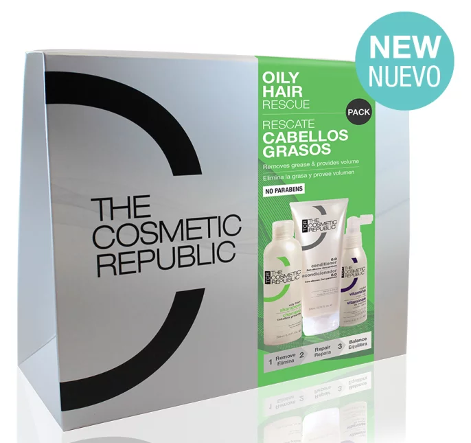 Набор по уходу за жирными и комбинированными волосами The Cosmetic Republic Oily Hair Rescue Pack