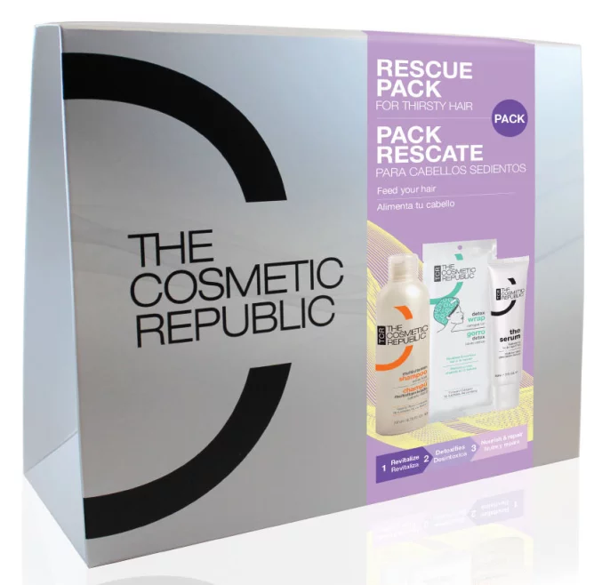 Набір для інтенсивного зволоження та живлення волосся The Cosmetic Republic Rescue Pack