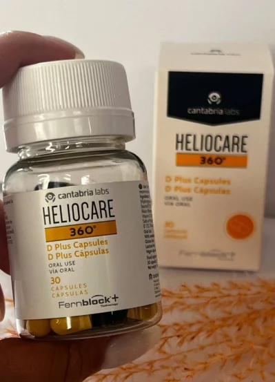 Комплексний антиоксидантний захист Cantabria Heliocare 360 ​​D Plus, 30 капсул