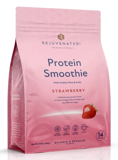 Протеин Смузи Клубника Rejuvenated Protein Smoothie Strawberry, 14 порций