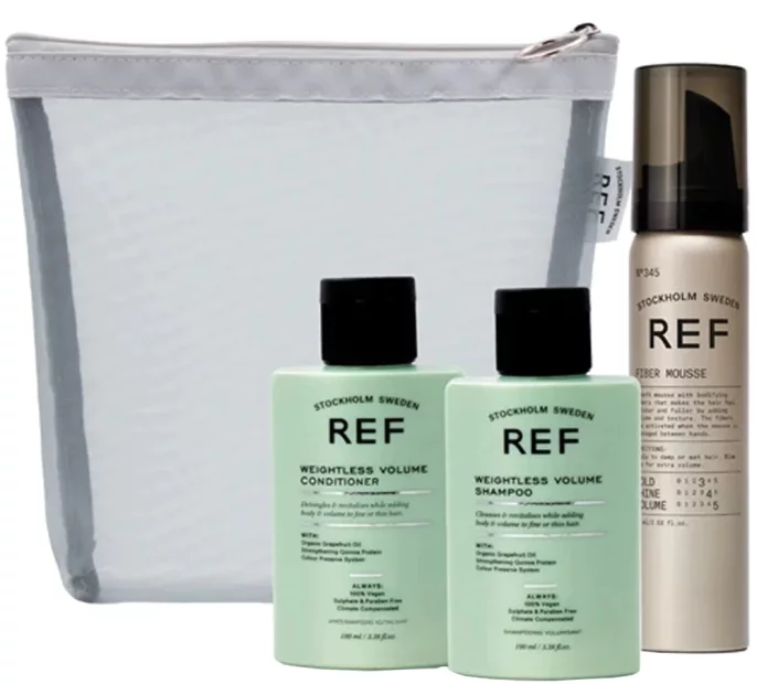 Набір мініатюр Для об'єму волосся REF Trevel Mesh Bag Volume