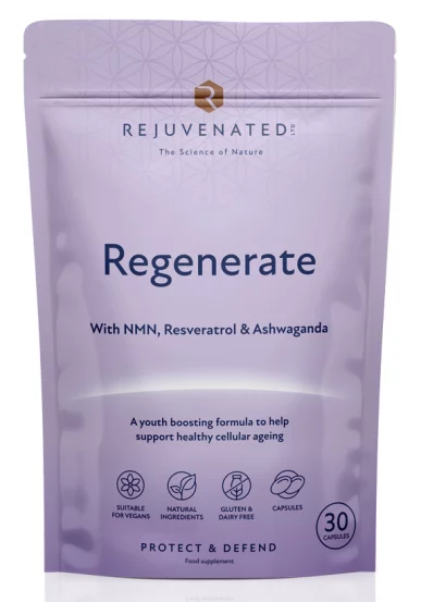 Активные капсулы для восстановления и защиты ДНК клеток Rejuvenated Regenerat, 30 капсул