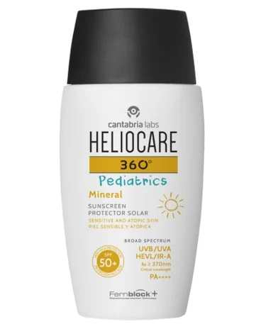 Детский солнцезащитный минеральный крем Cantabria Heliocare 360&ordm; Pediatrics Mineral SPF 50+, 50 мл
