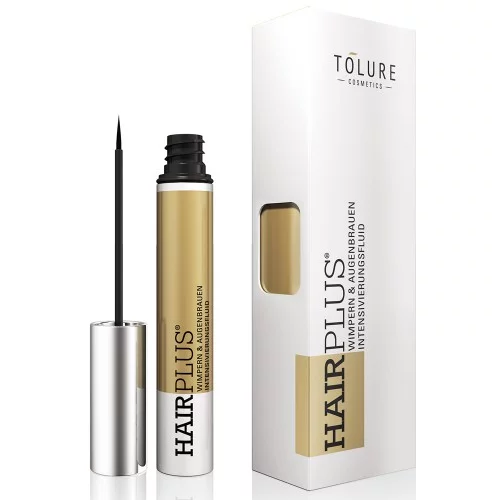 TOLURE HAIRPLUS® 3ML | EYELASH-AND EYEBROWSERUM Безгормнональная сыворотка для ресниц и бровей