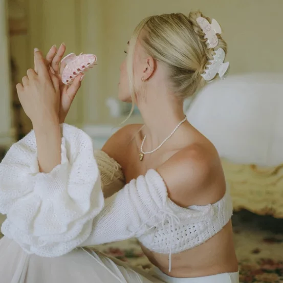 Краб для волосся Emi Jay Sweetheart Clip in Pink Angel Food