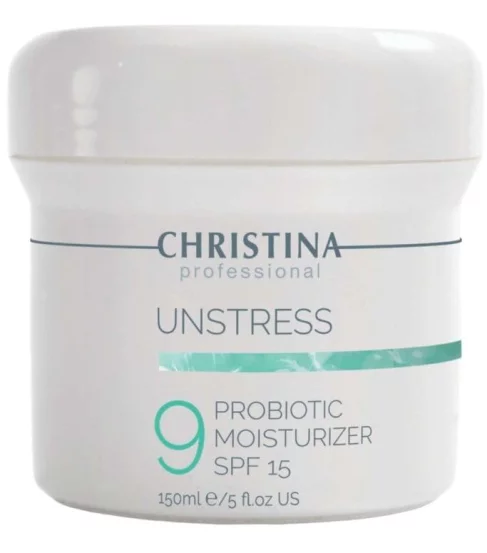 Увлажняющий крем с пробиотическим действием (шаг 9) Christina Unstress Probiotic Moisturizer SPF 15, 150 мл
