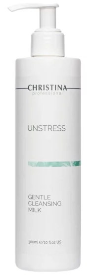 Нежное молочко для лица Christina Unstress Gentle Cleansing Milk, 300 мл